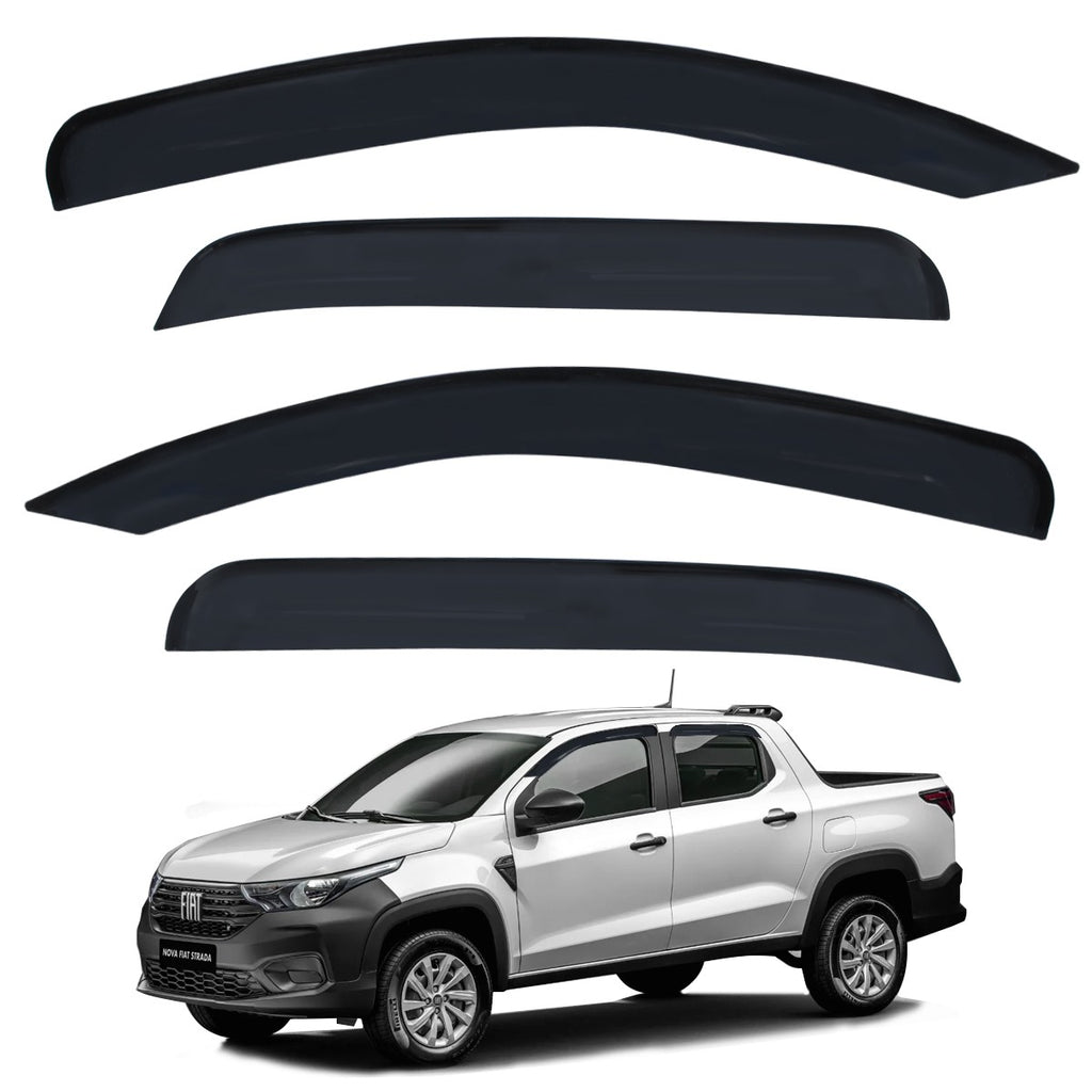 Gotero Deflector de Lluvia Nueva Fiat Strada 2020/2024 4 Puertas