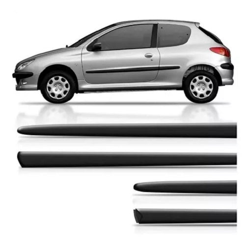 Bagueta Friso Lateral Peugeot 206 207 2 Puertas
