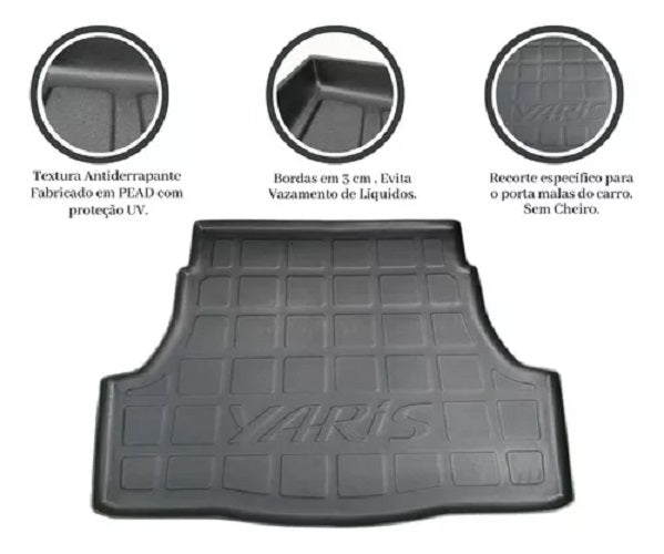 Bandeja Protector De Baúl Toyota Yaris Sedan 2023/2024