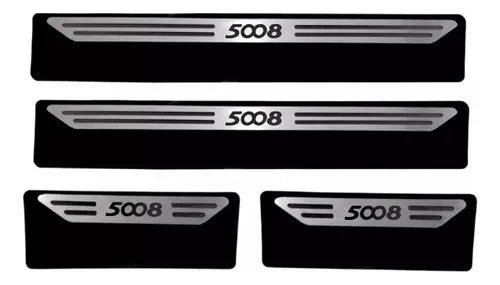 Cubre Zócalo Acero Inoxidable Peugeot 5008 4 Puertas