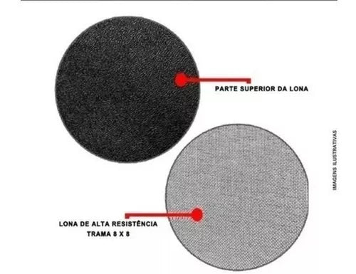 Lona Maritima Vw Saveiro G5 G6 G7 G8 Cab Extendida C/Ganchos