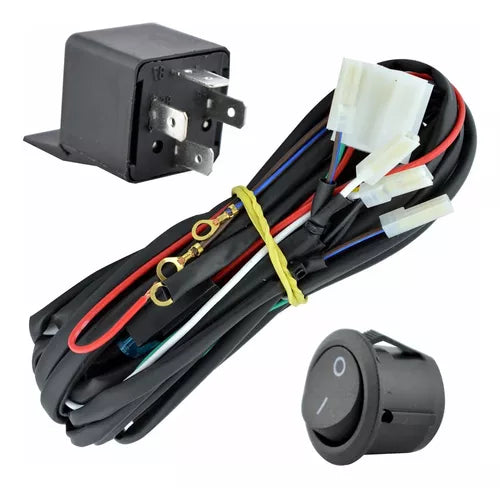 Kit Faros Camineros + Botón Universal Gol Saveiro Parati G2 1995/1999