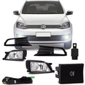 Kit Faros Camineros + Botón Modelo Original Gol Saveiro G6 2013/2016