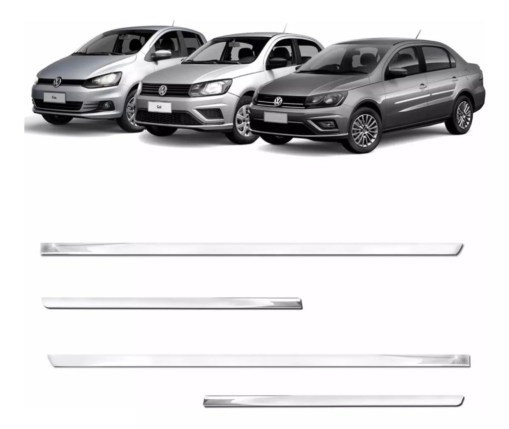 Bagueta Friso Lateral Gol Fox CrossFox Suran Cromado