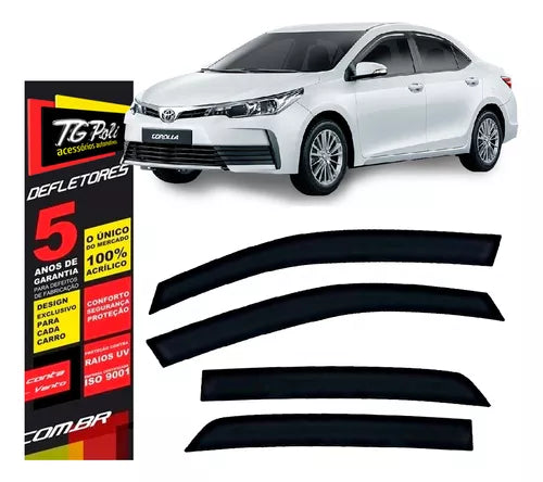 Gotero Deflector de Lluvia Toyota Corolla 2015/2019