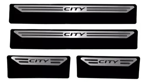 Cubre Zócalo Acero Inoxidable Honda City 4 Puertas