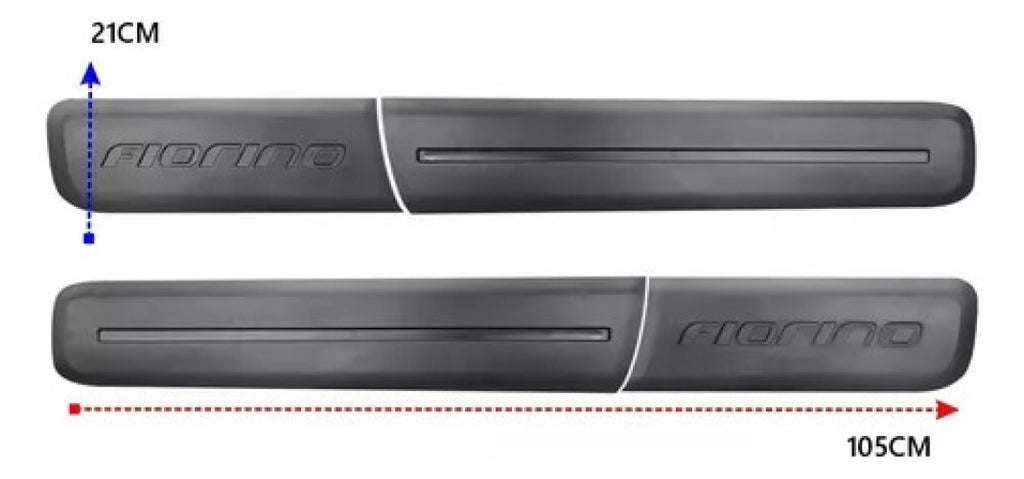 Bagueta Friso Lateral Fiat Fiorino 2013/2024