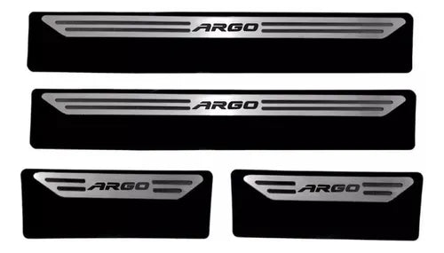 Cubre Zócalo Acero Inoxidable Fiat Argo 4 Puertas