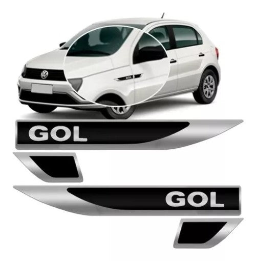 Emblema Lateral Resinado Volkswagen Gol