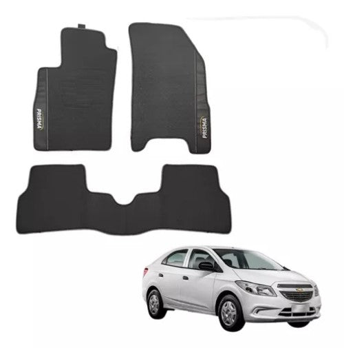 Alfombra Engomada Chevrolet Prisma 2013 en Delante