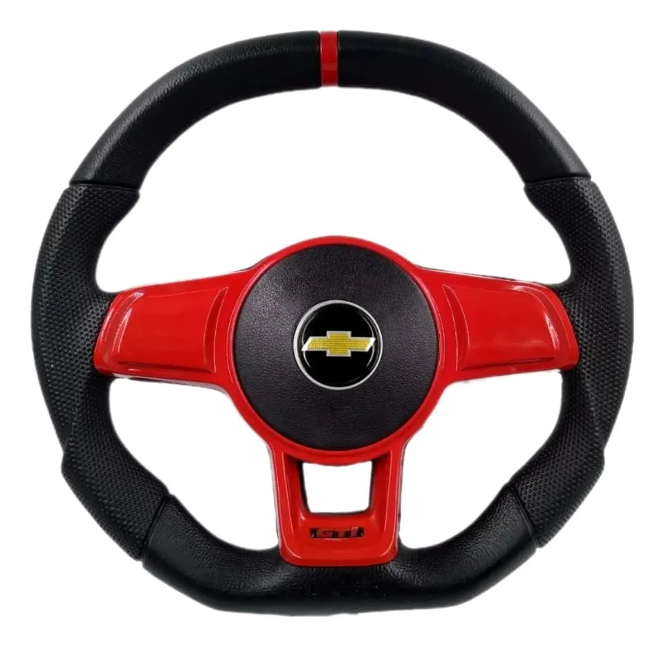 Volante Deportivo Evo Chevrolet Todos Rojo
