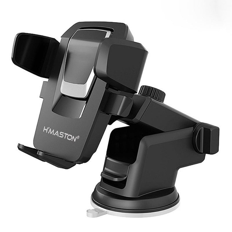 Soporte Celular Vehículo Giro 360 Grados Universal Negro