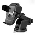 Soporte Celular Vehículo Giro 360 Grados Universal Negro