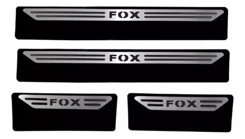 Cubre Zócalo Acero Inoxidable Vw Fox 4 Puertas