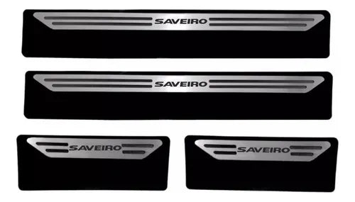 Cubre Zócalo Acero Inoxidable Vw Saveiro 2 Puertas