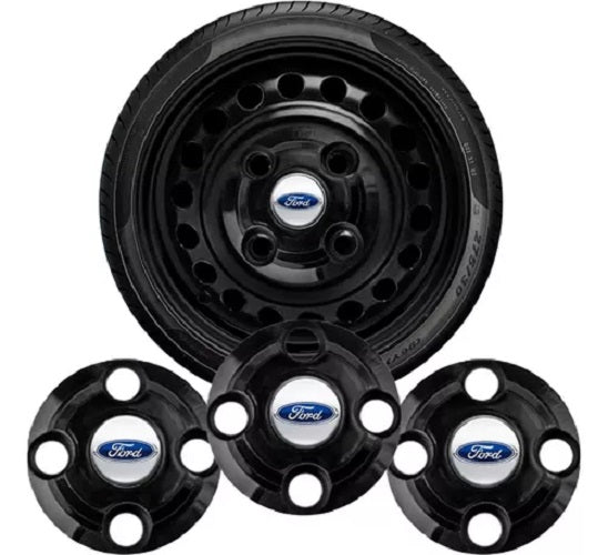 Centro de Llanta de Fierro Ford 4x108 Agarre Con Tuerca