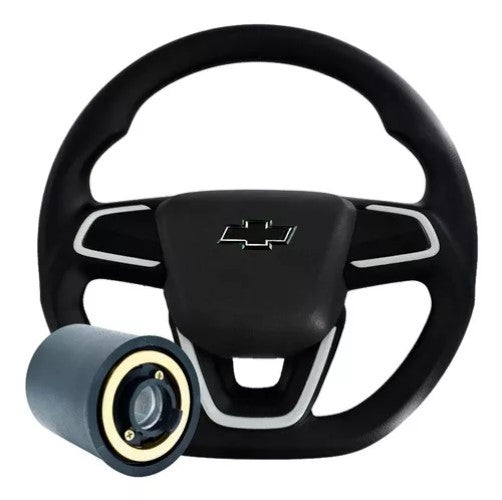 Volante Deportivo Onix Linea Chevrolet Logo Negro