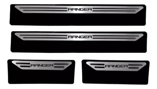 Cubre Zócalo Acero Inoxidable Ford Ranger 4 Puertas