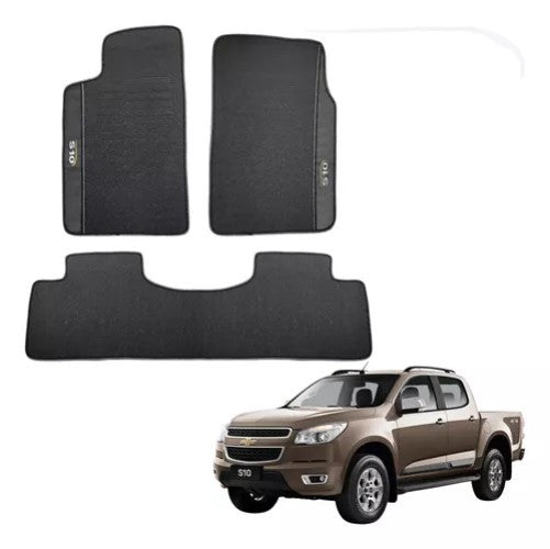 Alfombra Engomada Chevrolet S-10 DC 2012/2012
