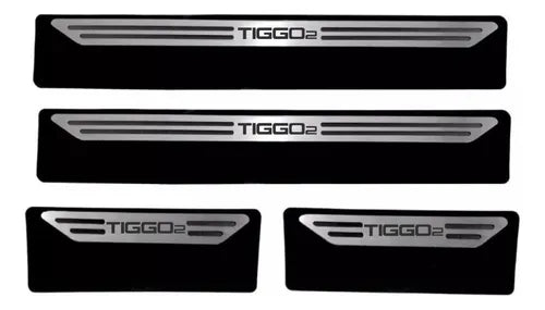 Cubre Zócalo Acero Inoxidable Chery Tiggo 2