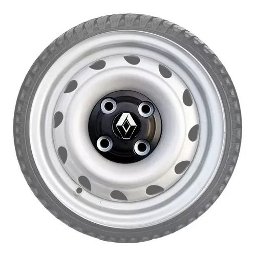 Centro de Llanta de Fierro Renault 4x100 Agarre Con Tuerca