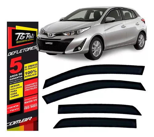 Gotero Deflector de Lluvia Toyota Etios Hatch/Sedan 2019/2024
