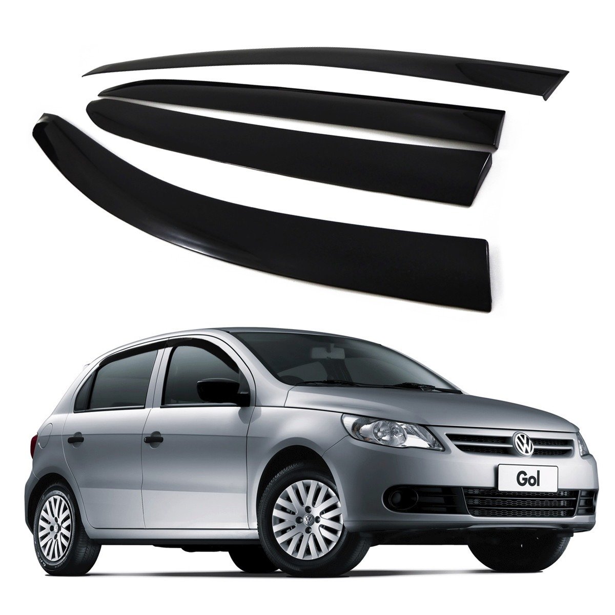 Gotero Deflector de Lluvia Gol Hatch/Sedan 2009/2024 4 Puertas