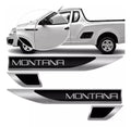 Emblema Lateral Resinado Montana